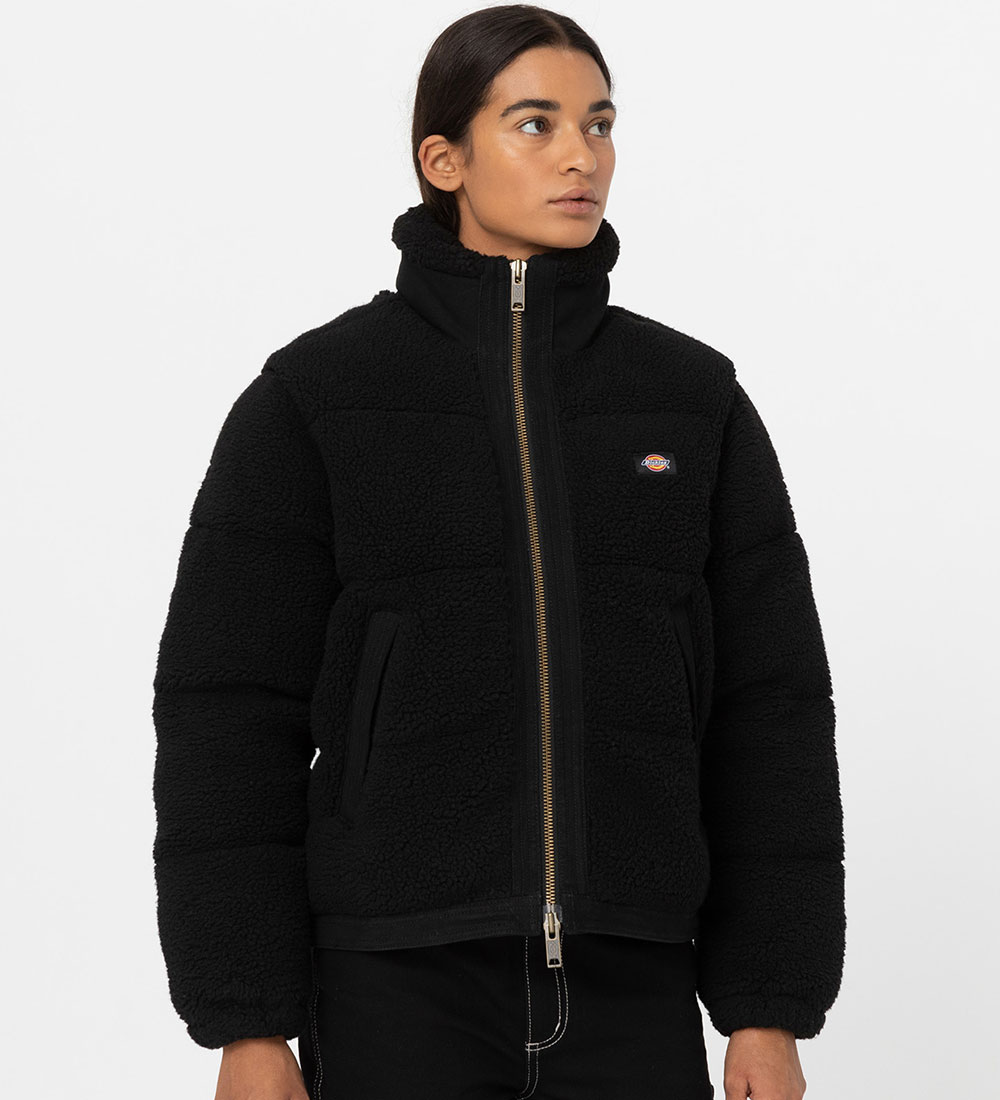 Dickies Fleecejacke m. Wattierung - Mount Hope - Schwarz
