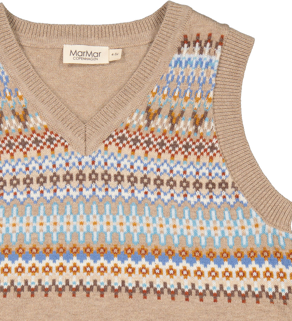 MarMar Waistcoat - Wool - Tono - Driftwood Mix