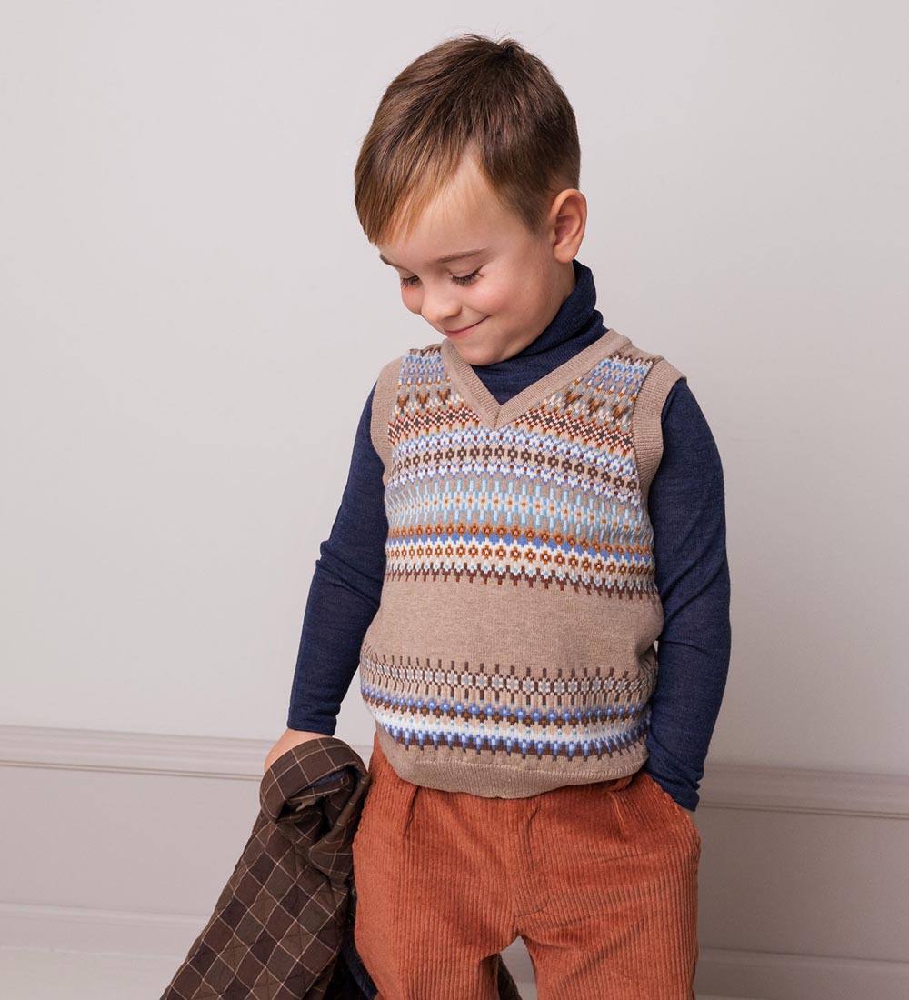 MarMar Waistcoat - Wool - Tono - Driftwood Mix