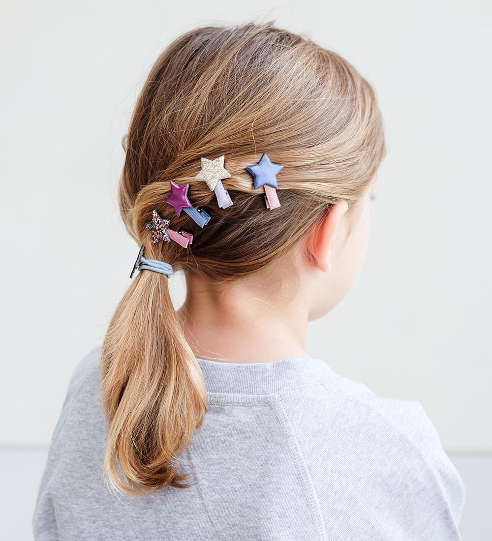 Mimi & Lula Hair Clips - 8 pcs - Mini Star Ziggy