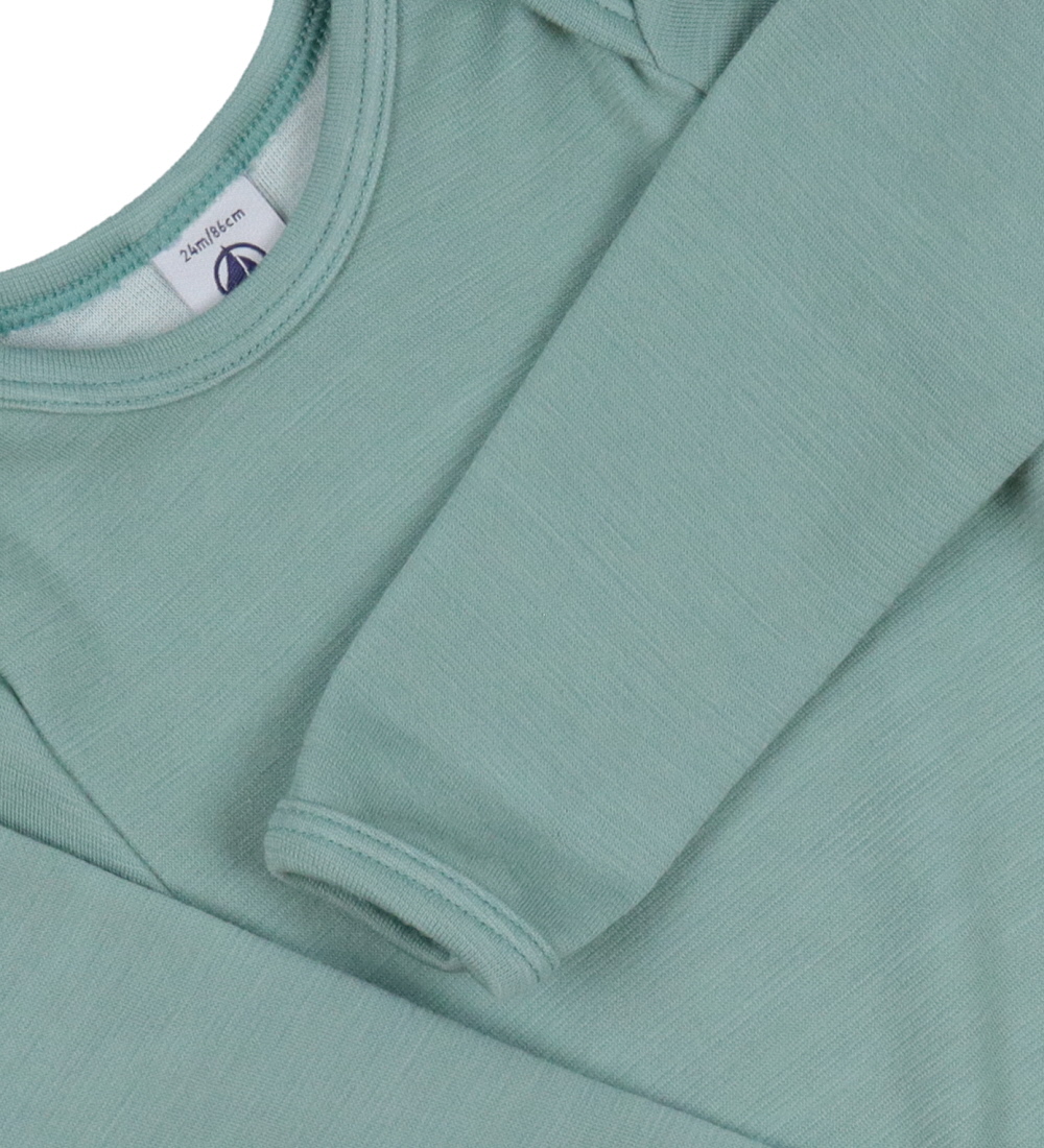 Petit Bateau Bodysuit l/s - Green