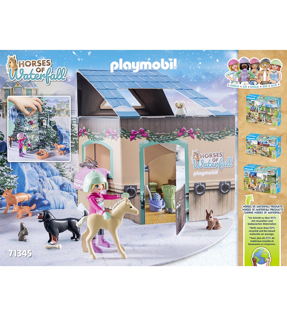 Playmobil Horses Of Waterfall - Advent Calendar - 71345 - 68 Par