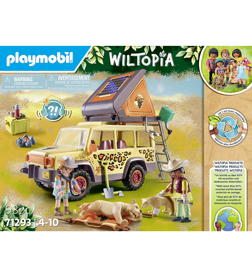 Playmobil Wiltopia - With ATW Inside the Lions - 71293 - 98 Part