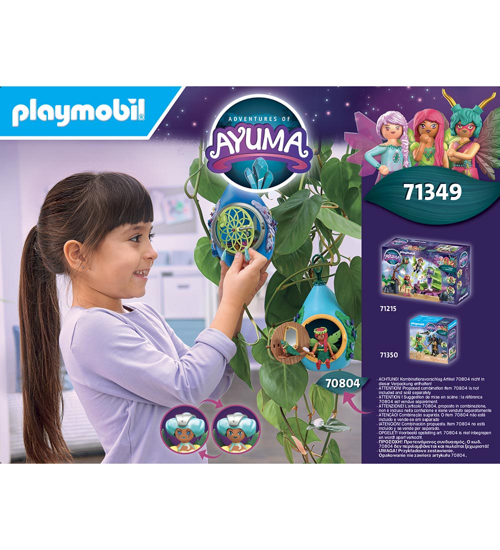 Playmobil Ayuma - Moon Fairy Droplet house - 71349 - 54 Parts