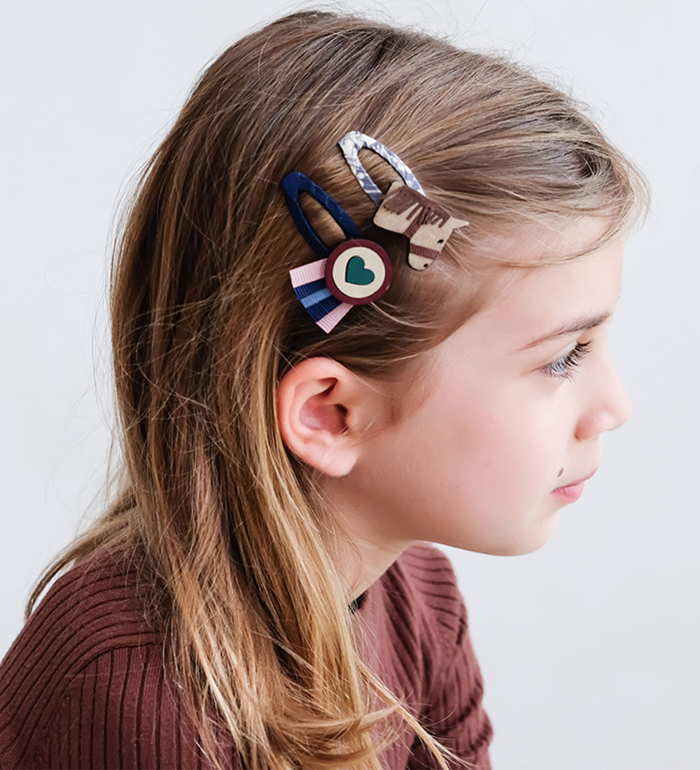 Mimi & Lula Hair Clips - 4 pcs - Pony Club - Horse Duck Hound