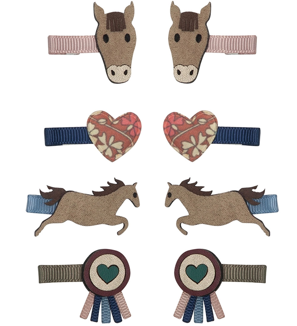 Mimi & Lula Hair clip - 8 pcs - Mini Pony Club - Horse Duck Houn