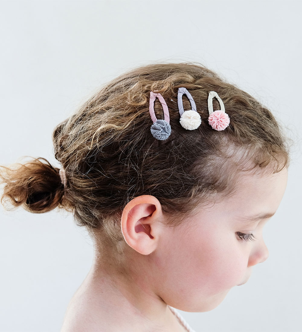 Mimi & Lula Hair Clips - 5 pcs - Mini Ballerina Pom Pom Fairytal
