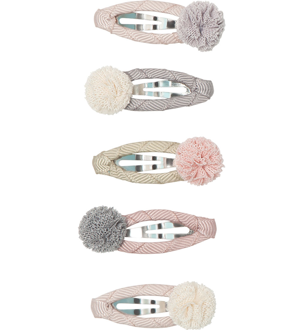 Mimi & Lula Hair Clips - 5 pcs - Mini Ballerina Pom Pom Fairytal