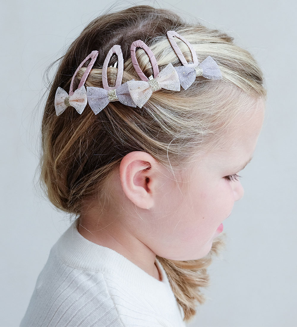 Mimi & Lula Hair Clips - 4 pcs - Ballet Bow Fairytale