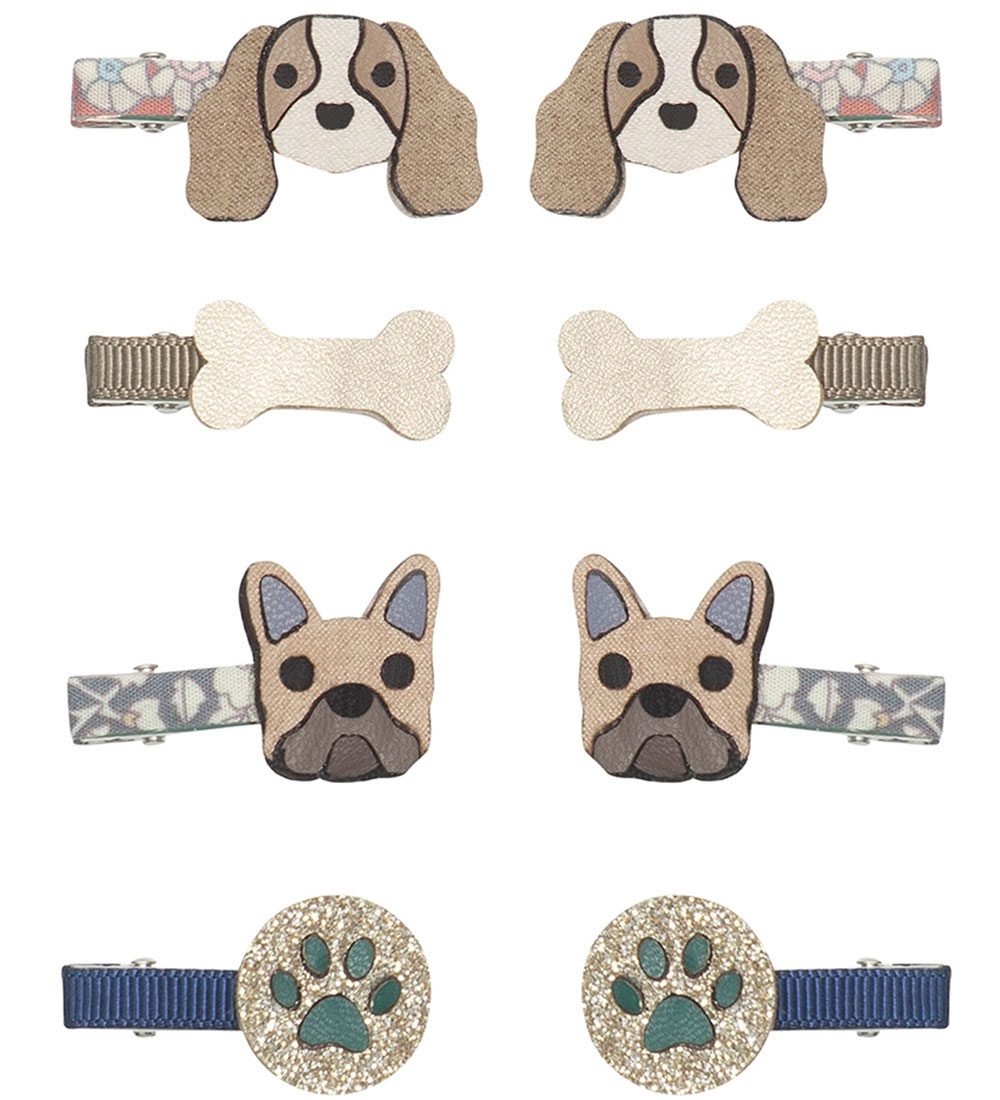 Mimi & Lula Hair Clips - 8 pcs - Mini Doggy - Horse Duck Hound