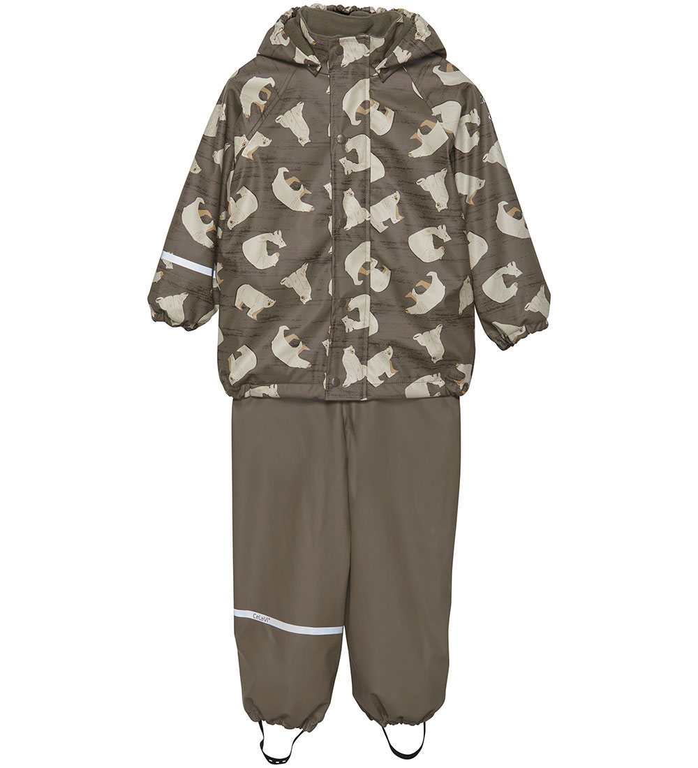 Vêtements de Pluie av. Polaire CeLaVi - PU - Tortue de mer