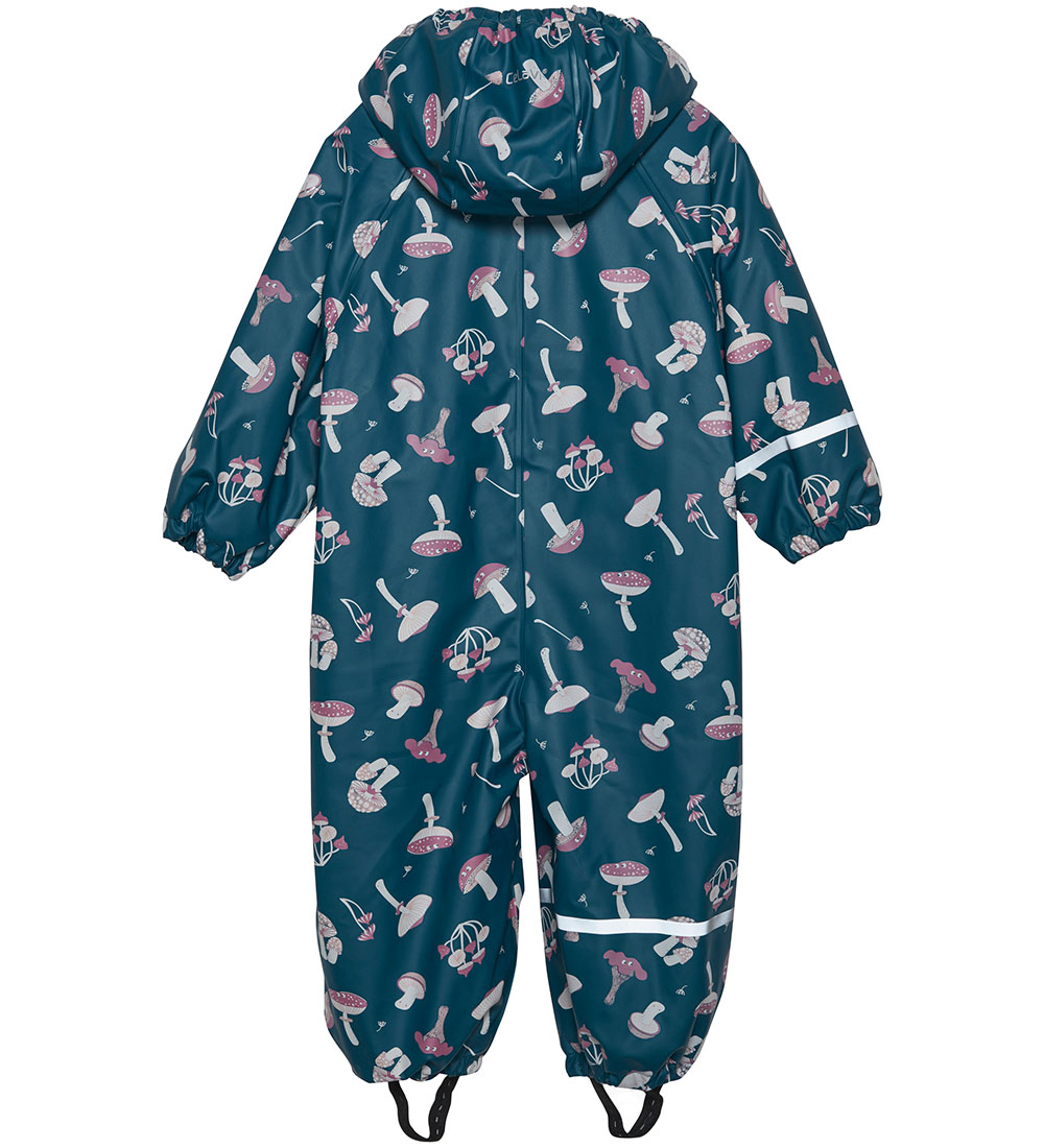 CeLaVi Rainsuit w. Fleece - PU - Reflecting Pond