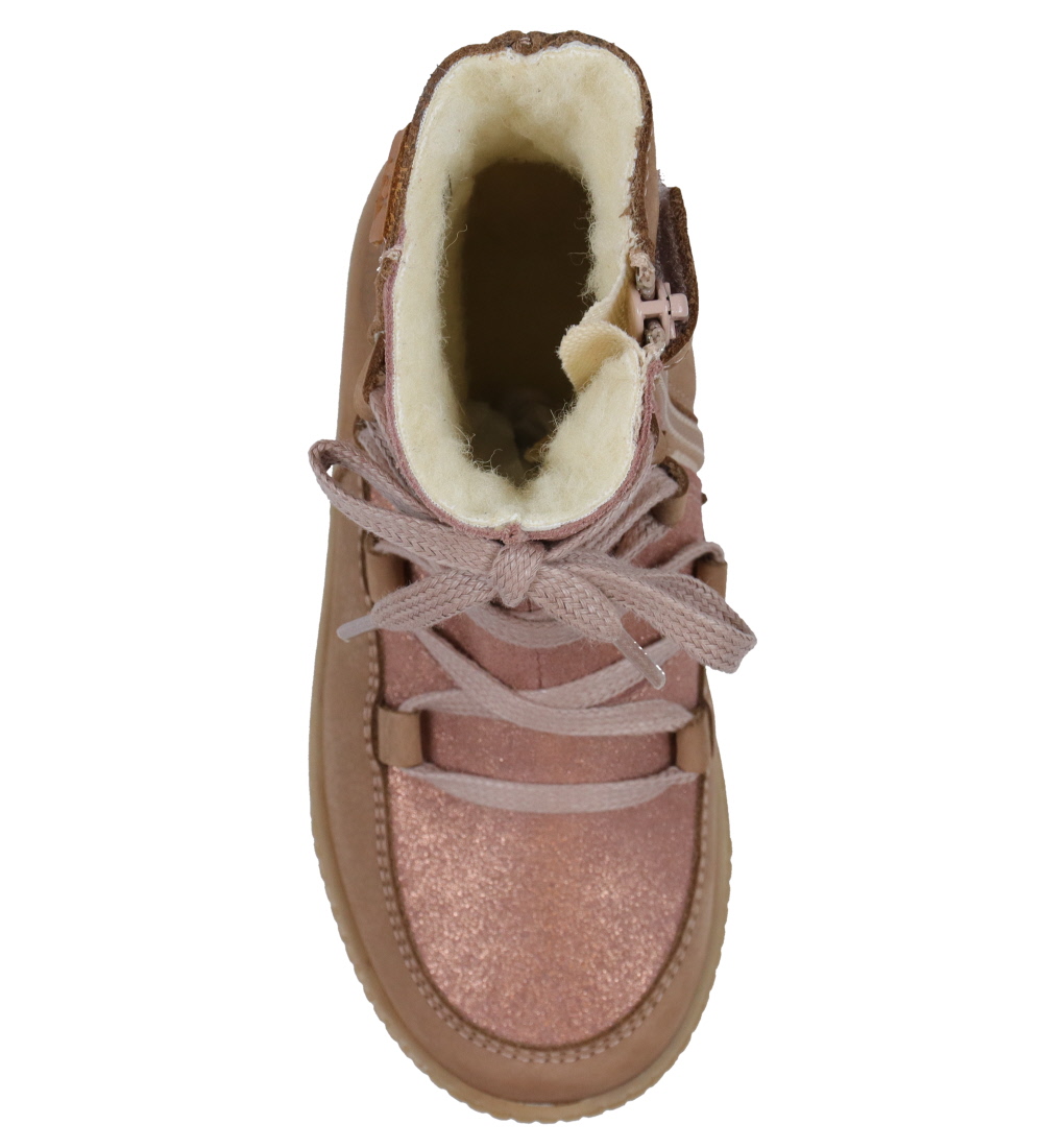 Wheat Winter Boots - Woolie - Tex - Rose Down w. Glitter