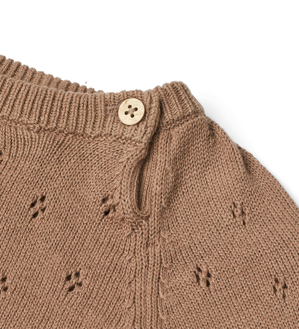 Wheat Blouse - Knitted - Mira - Cocoa Brown