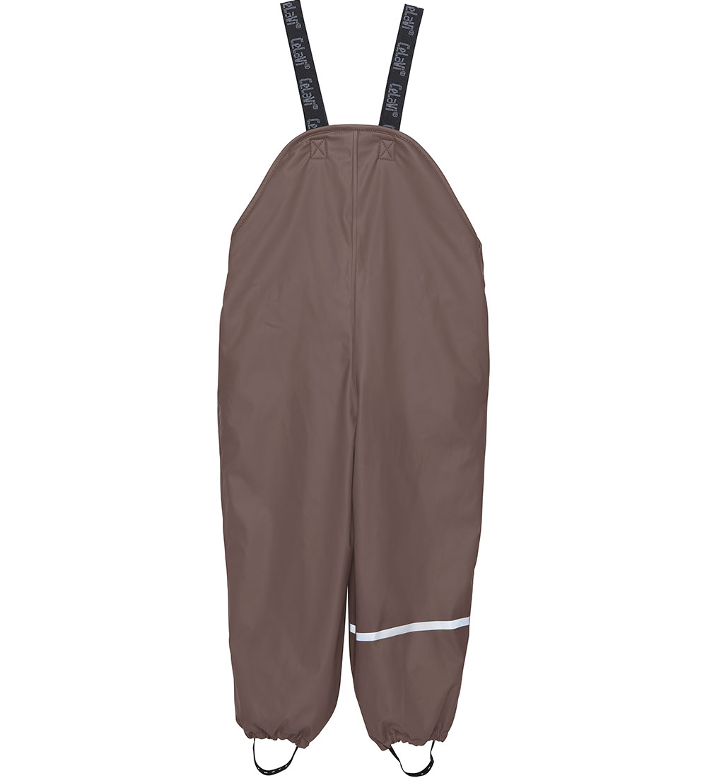 CeLaVi Rain Pants w. Fleece - PU - Coffee Quartz