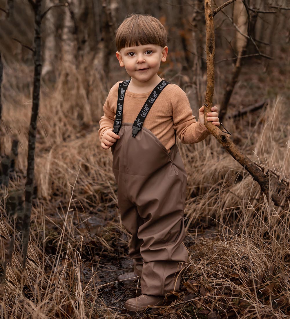 CeLaVi Rain Pants w. Fleece - PU - Coffee Quartz