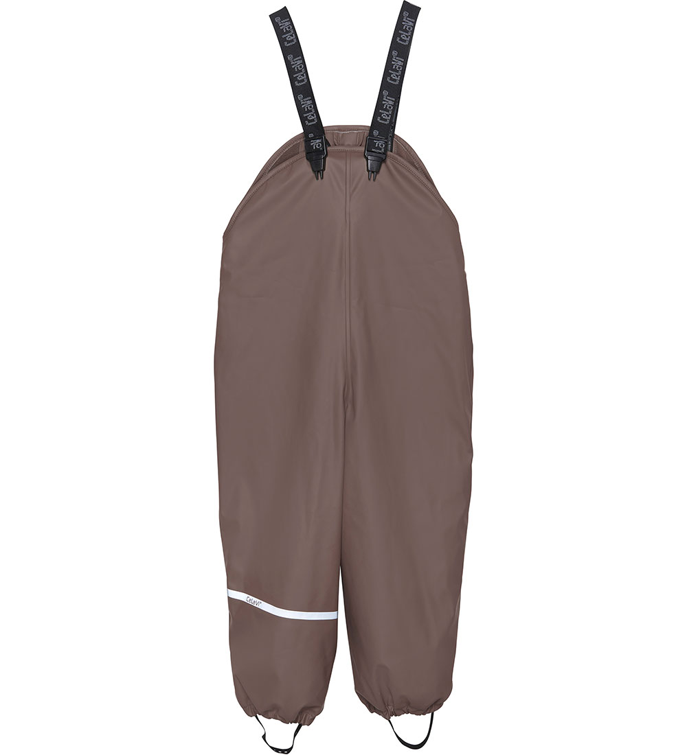 CeLaVi Rain Pants w. Fleece - PU - Coffee Quartz