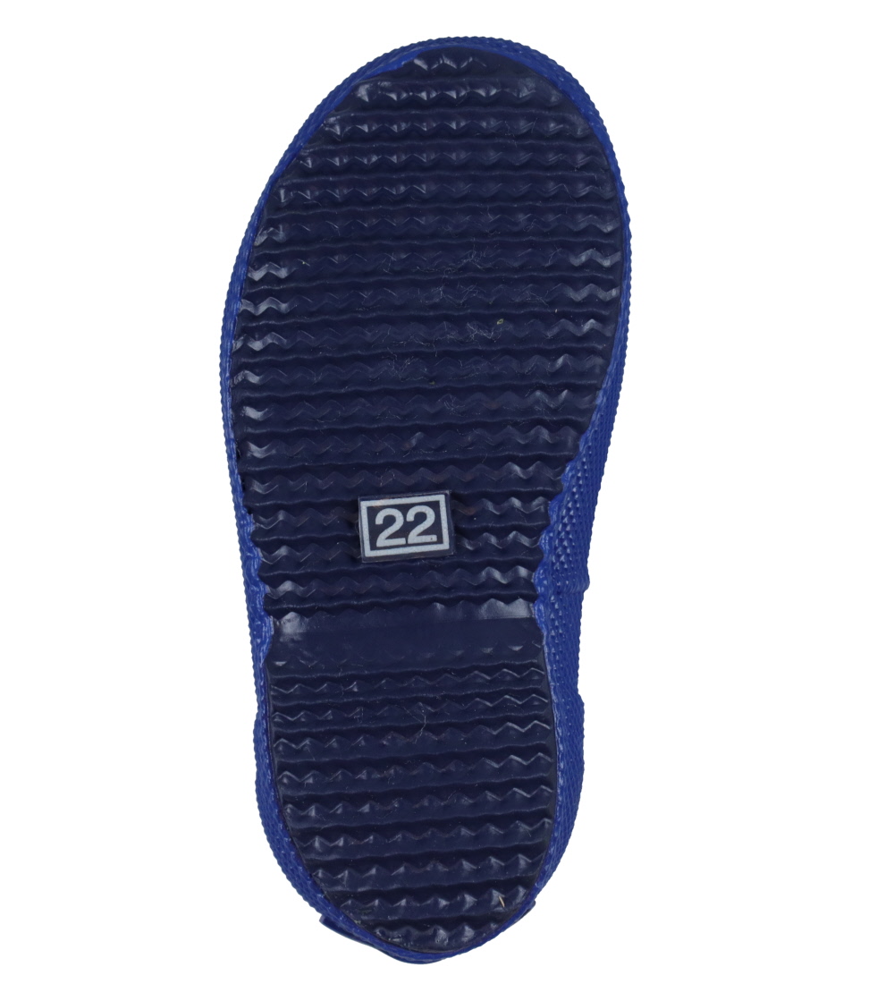 CeLaVi Rubber Boots w. Lining - Pageant Blue w. Helicopters