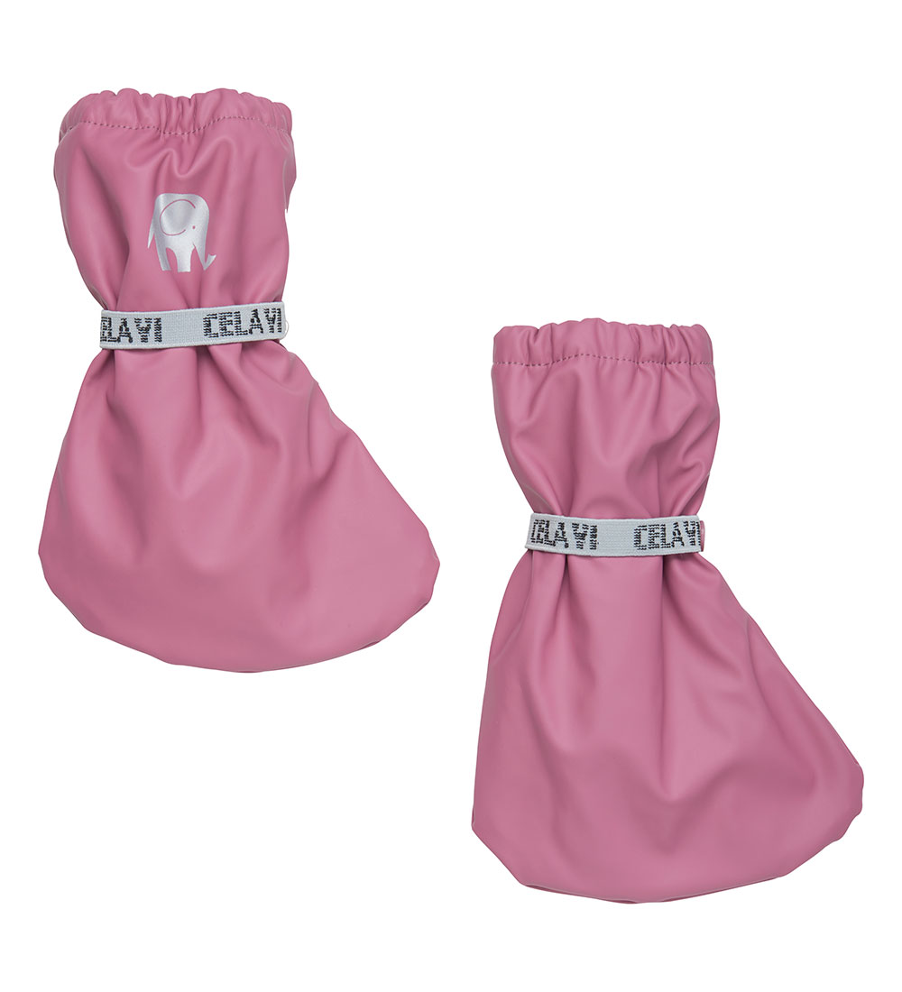 CeLaVi Outdoor Footies w. Fleece - PU - Mellow Mauve