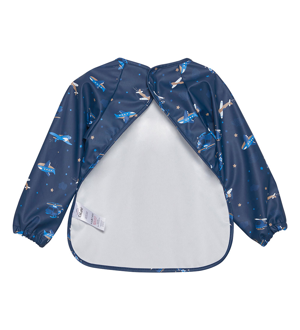 CeLaVi Apron - PU - Pageant Blue w. Helicopters