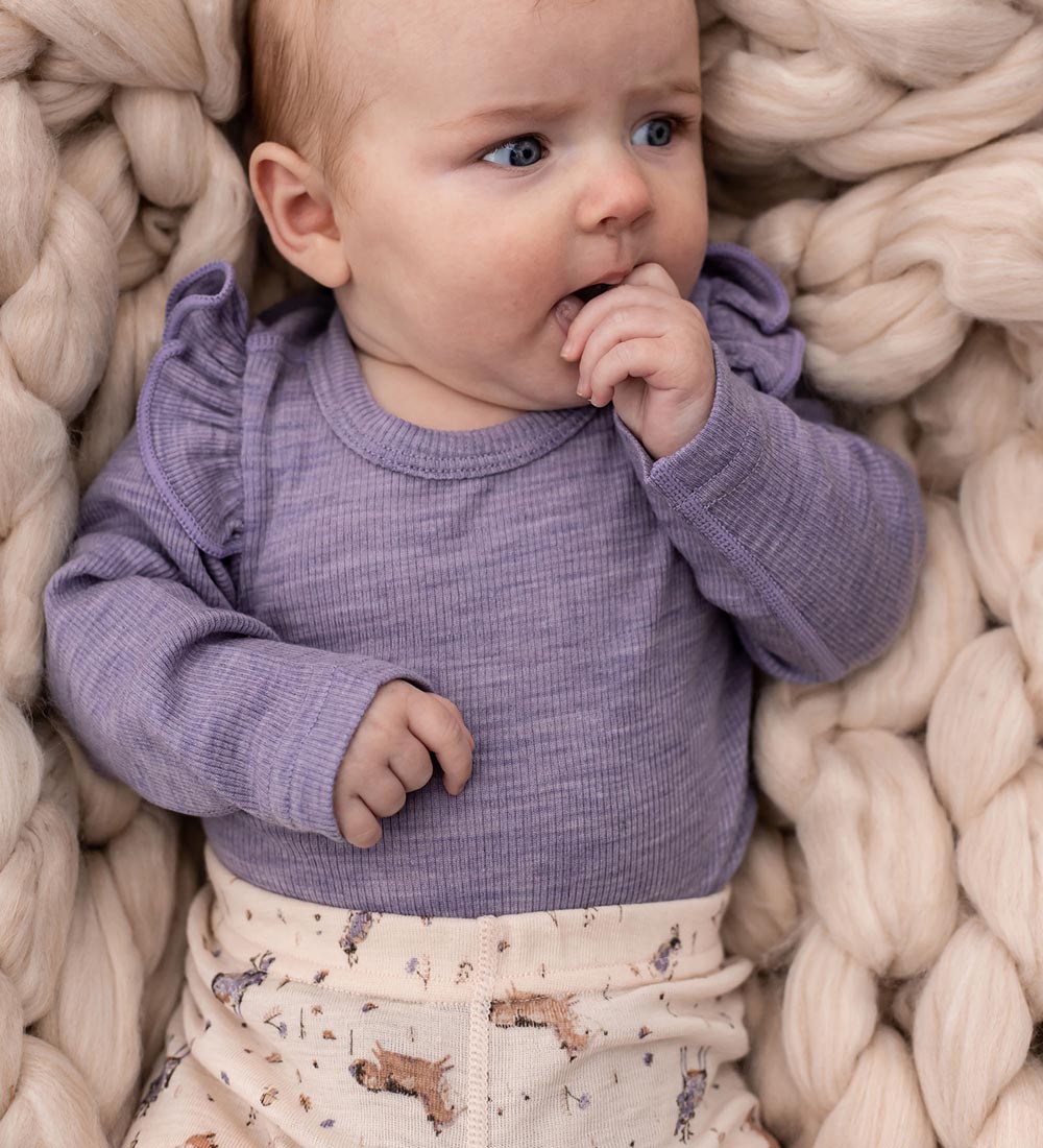 CeLaVi Leggings - Wol - Vuursteen Stone