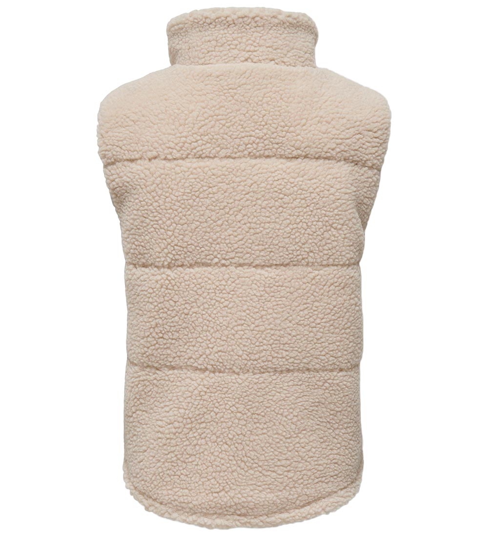 Kids Only Fleece Vest - Teddy - KogSandra - Pumice Stone