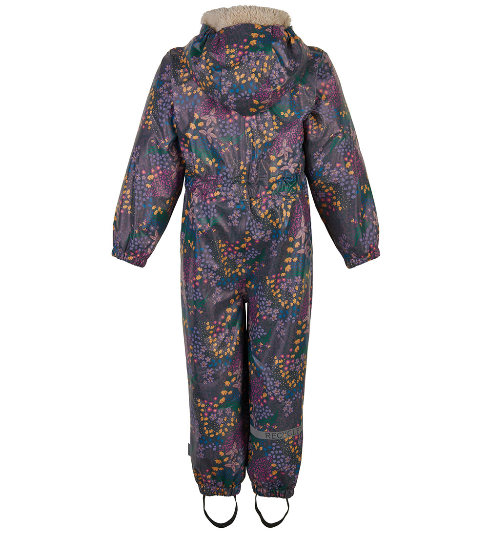 Mikk-Line Rainsuit w. Lining - PU - Recycled - Huckleberry