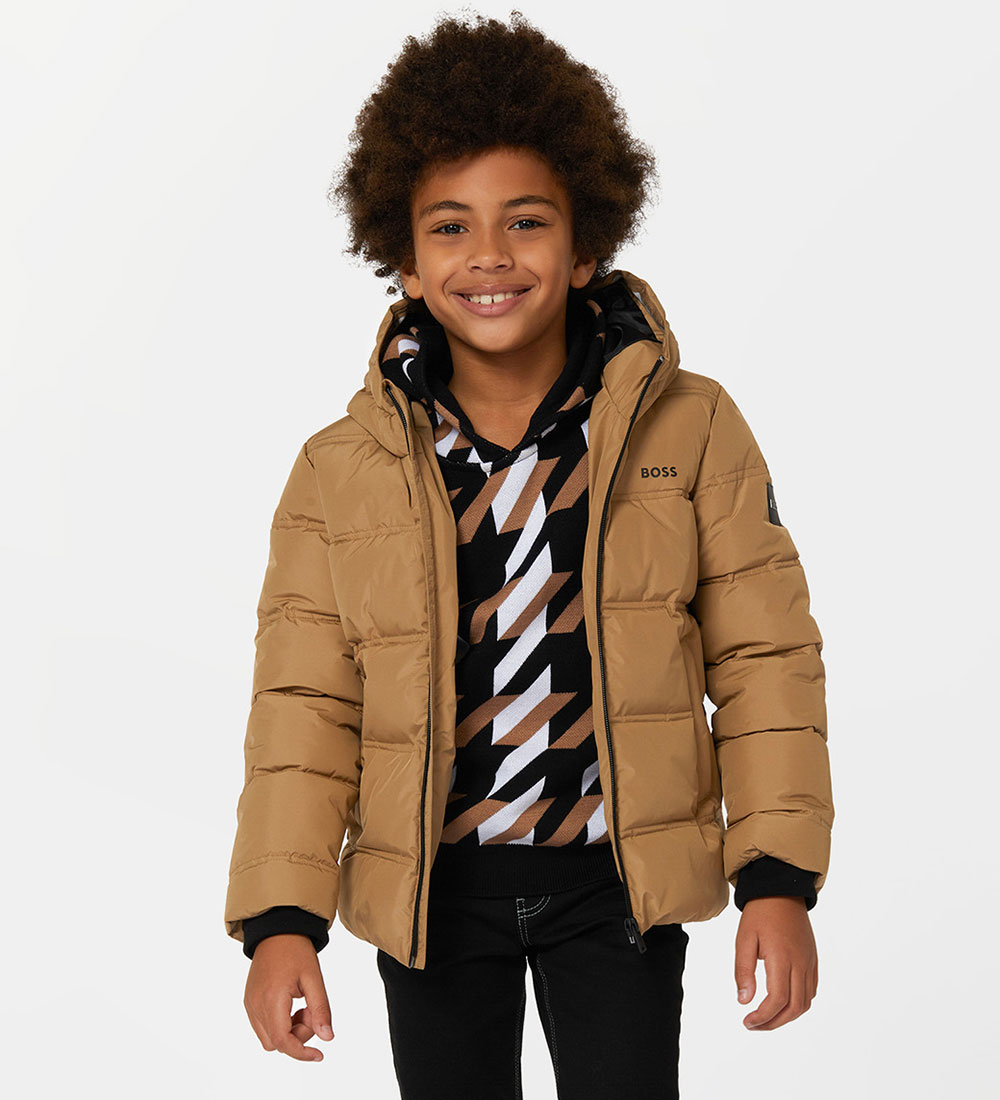 BOSS Padded Jacket - Stone