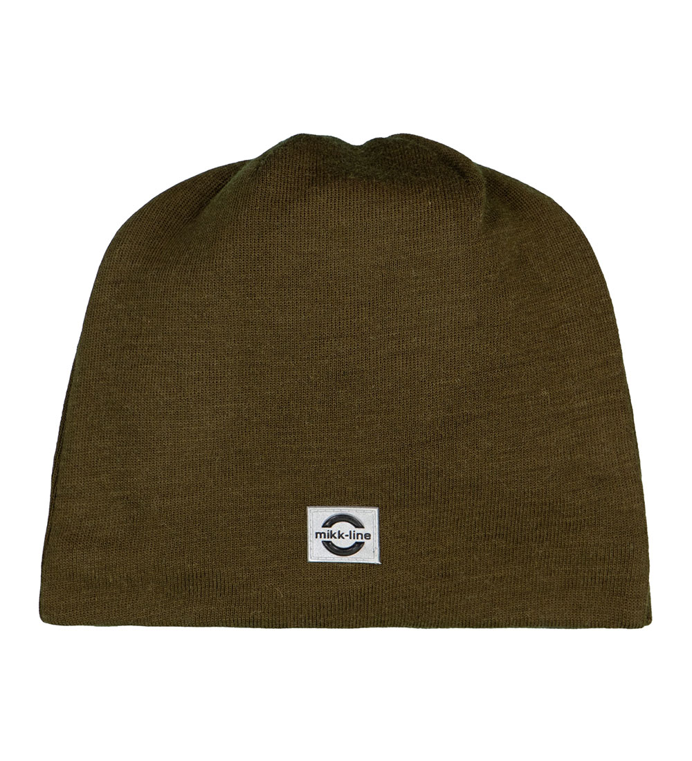 Mikk-Line Beanie - Wool/Acrylic - 2-layer - Beech