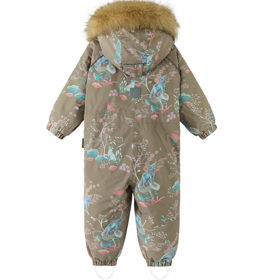 Reima Snowsuit - Lappi - Light Oak w. Print