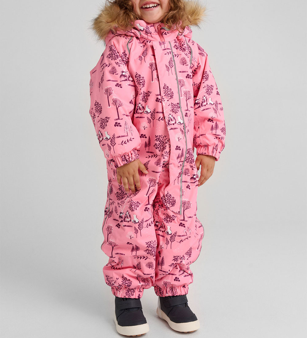 Reima Snowsuit - Lappi - Sunset Pink w. Print