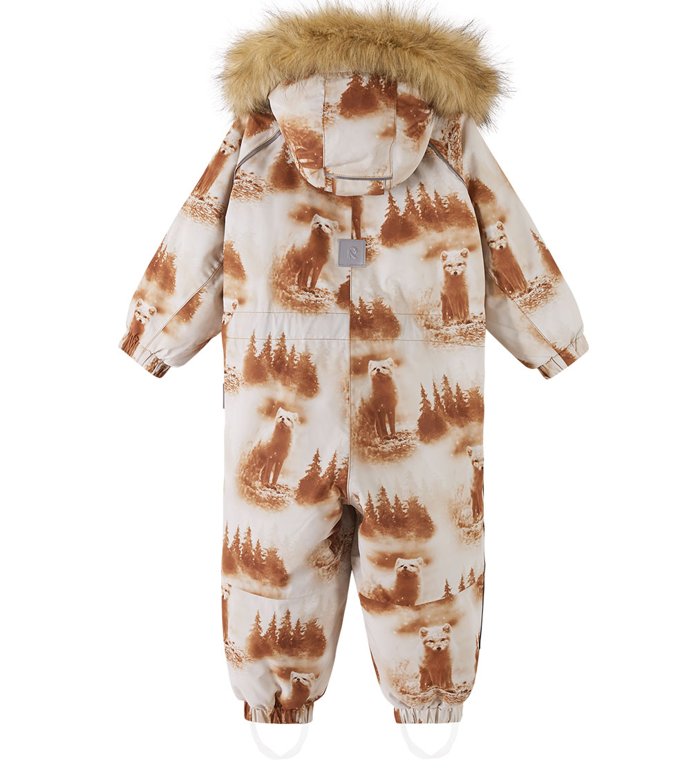 Reima Snowsuit - Lappi - Ciannamon Brown w. Print