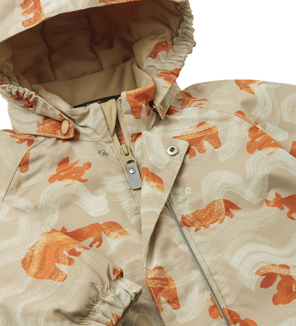 Reima Snowsuit - Puhuri - Light Oak w. Print