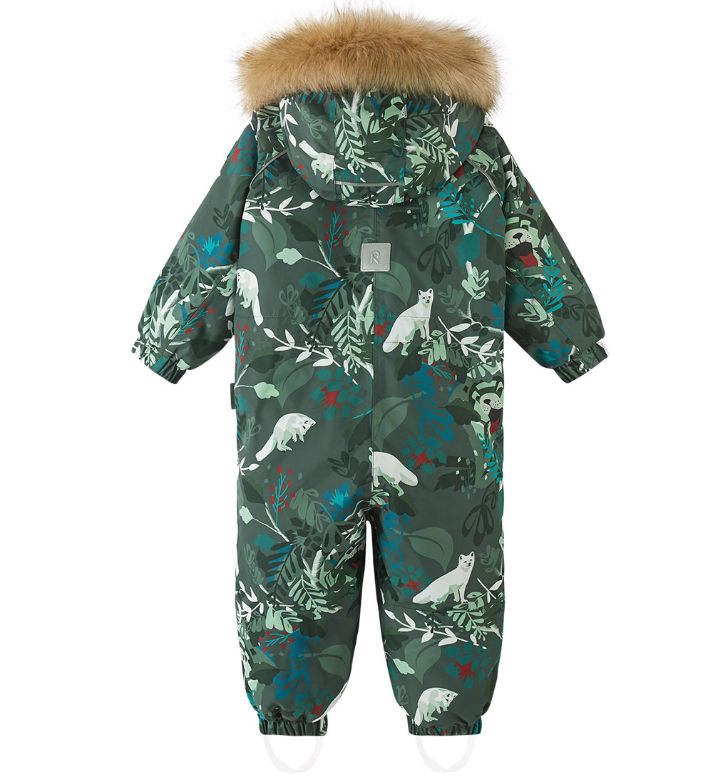 Reima Snowsuit - Lappi - Thyme Green w. Print