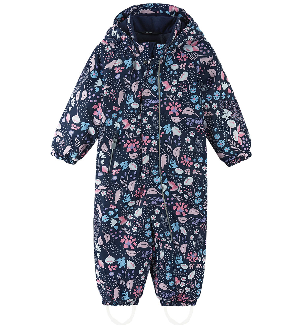 Reima Snowsuit - Puhuri - Navy w. Print