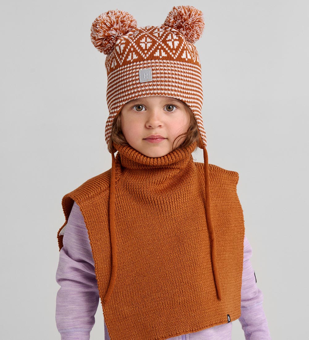 Reima Nekwarmer - Wol/Acryl - Kaulain - Kaneel Brown