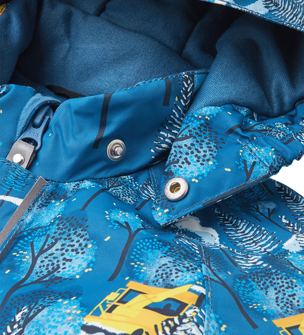 Reima Snowsuit - Puhuri - Soft Navy w. Print