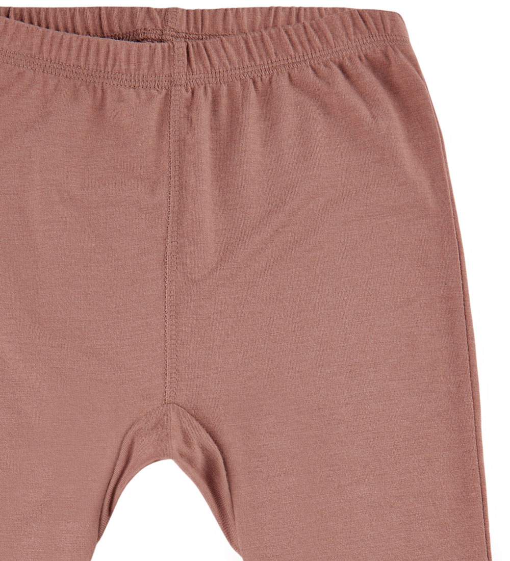Mikk-Line Leggings - ull/Bambus - Burlwood