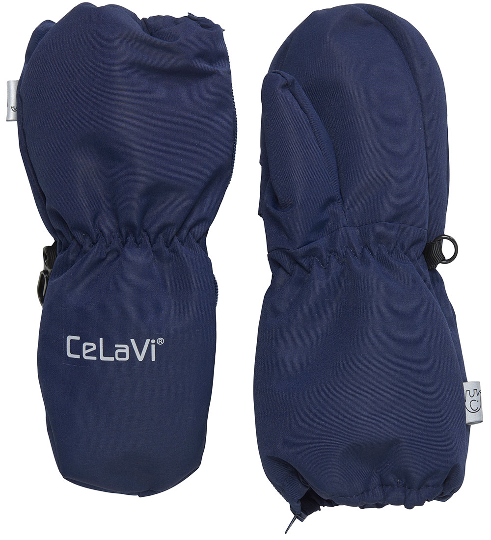 CeLaVi Mittens w. Zipper - Pageant Blue
