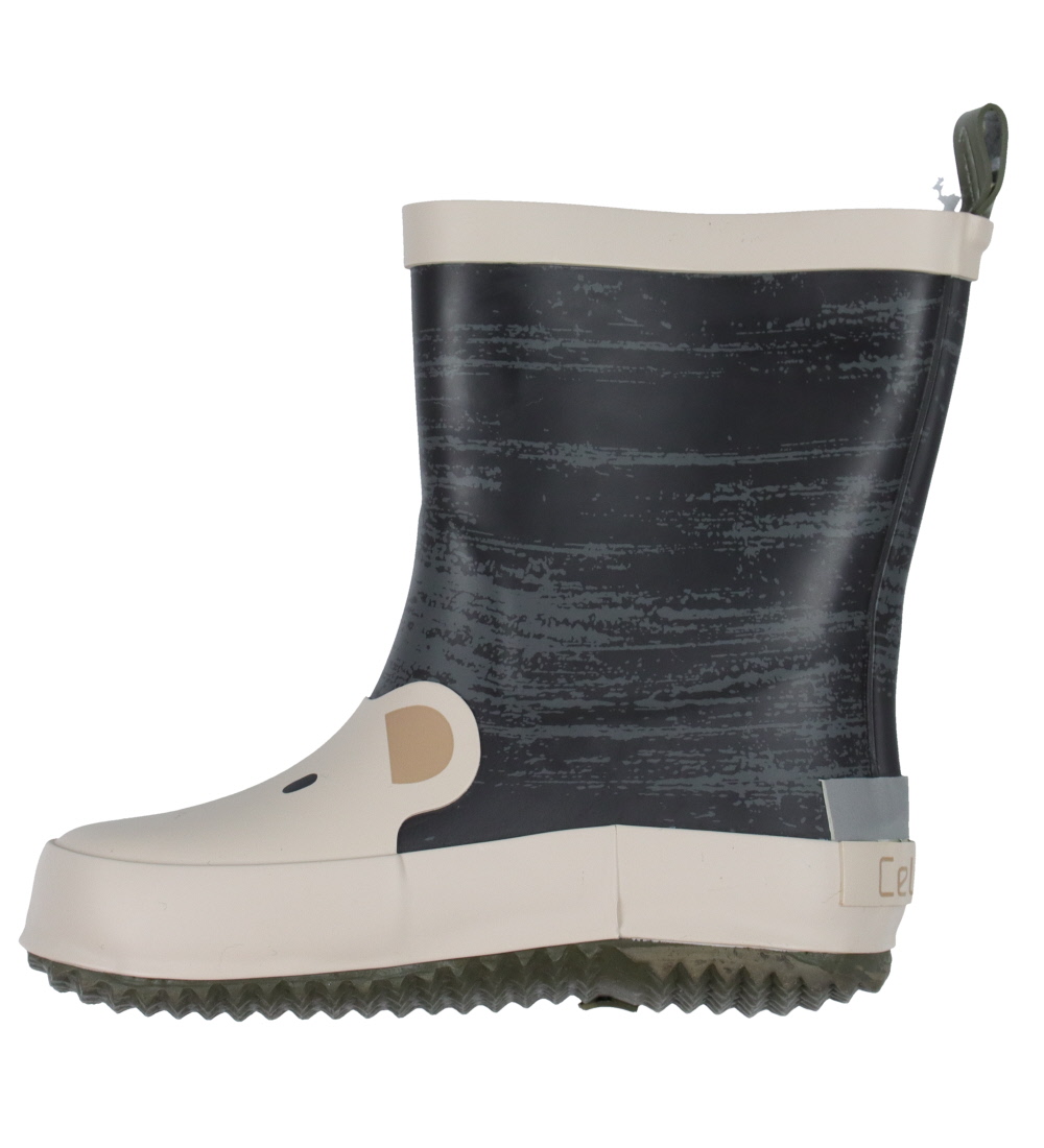 Bottes en Caoutchouc avec Doublure CeLaVi - Après Dark/Beige av.
