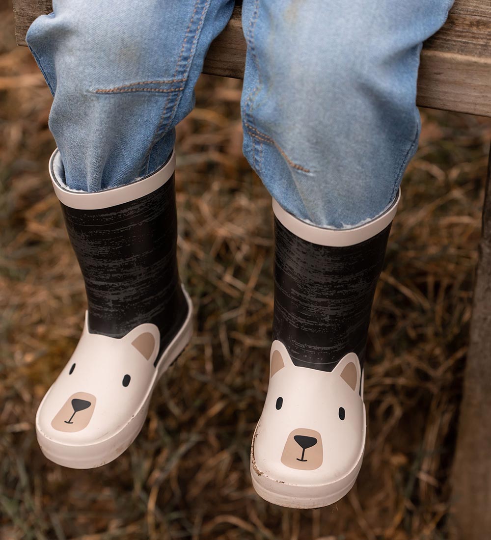 Bottes en Caoutchouc avec Doublure CeLaVi - Après Dark/Beige av.