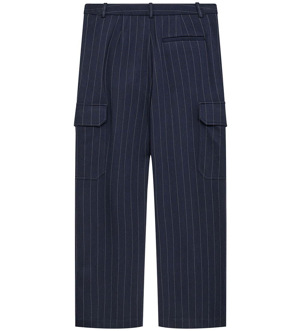 Designers Remix Trousers - Cargo - Zoe - Navy/White Pinstripe