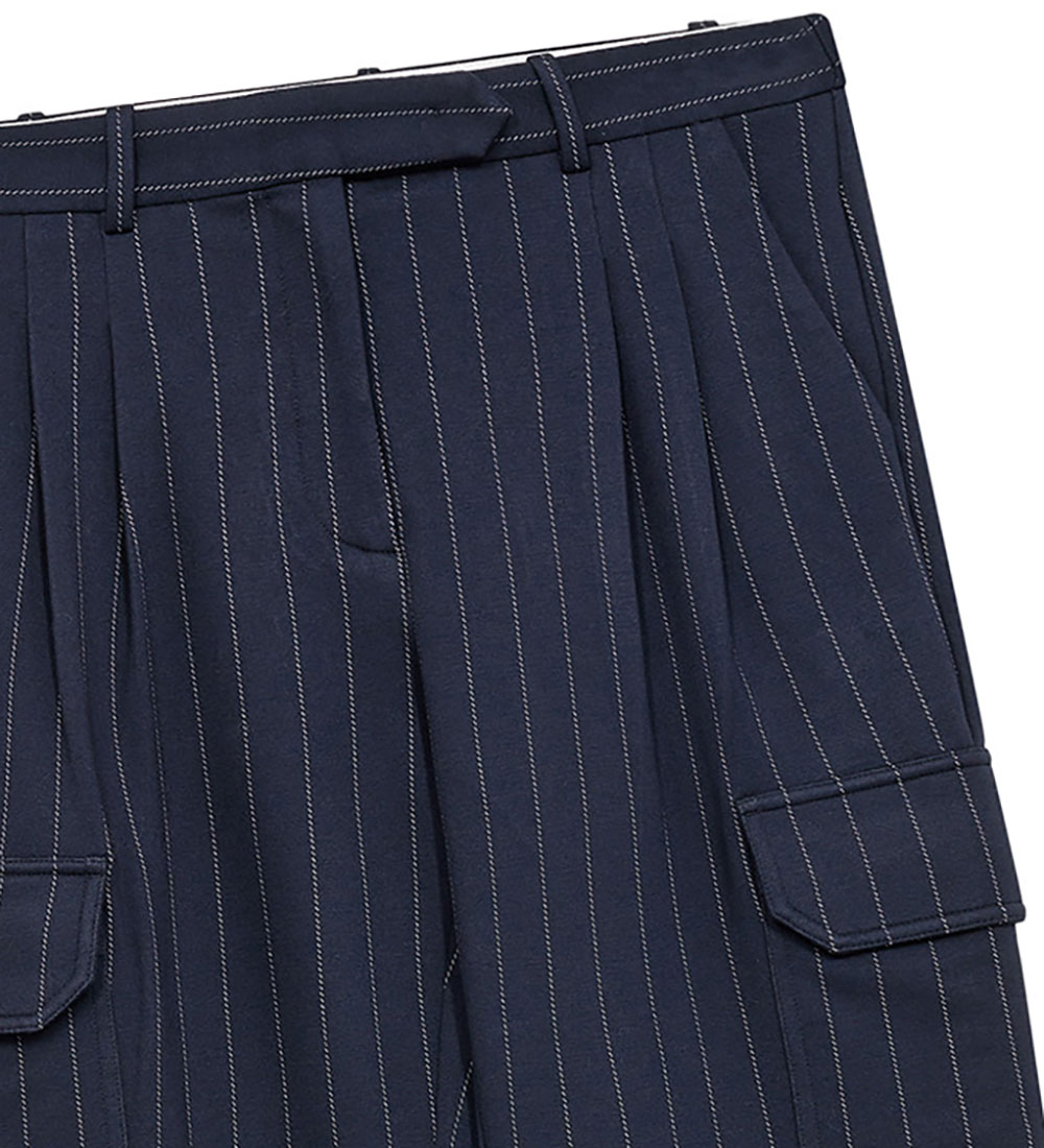 Designers Remix Trousers - Cargo - Zoe - Navy/White Pinstripe