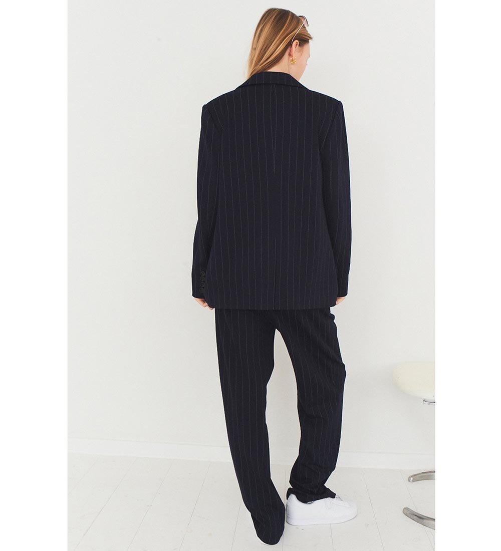 Designers Remix Trousers - Cargo - Zoe - Navy/White Pinstripe