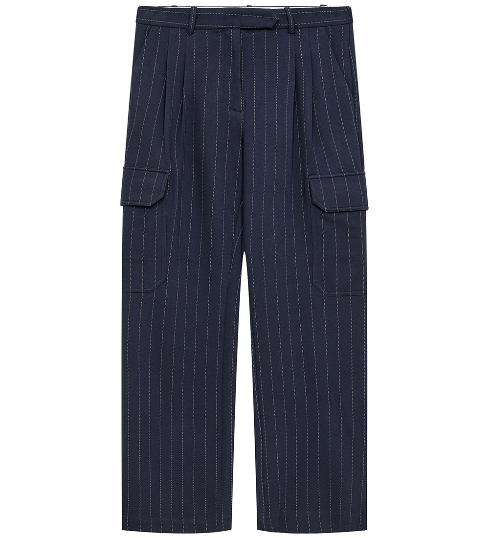 Designers Remix Trousers - Cargo - Zoe - Navy/White Pinstripe