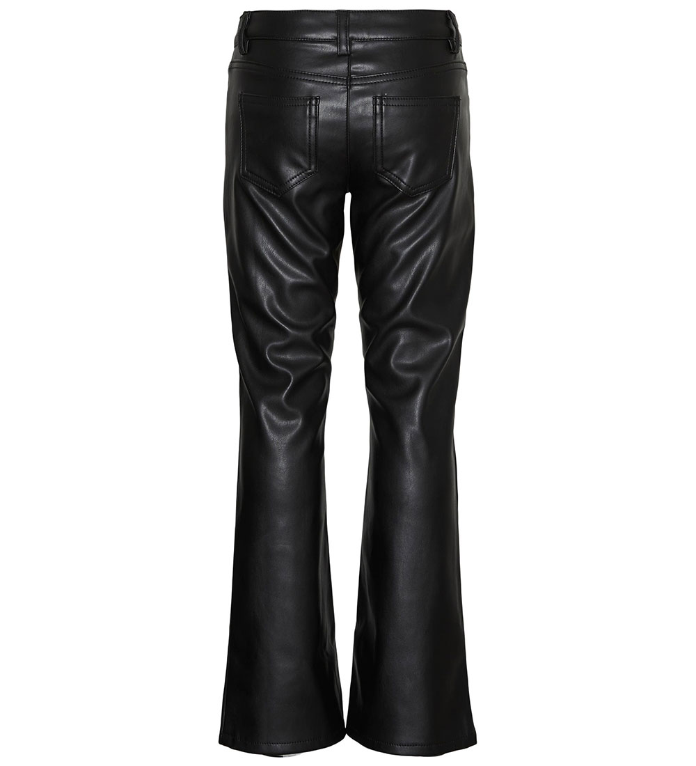 Vero Moda Girl Trousers - PU - VmRiver - Black