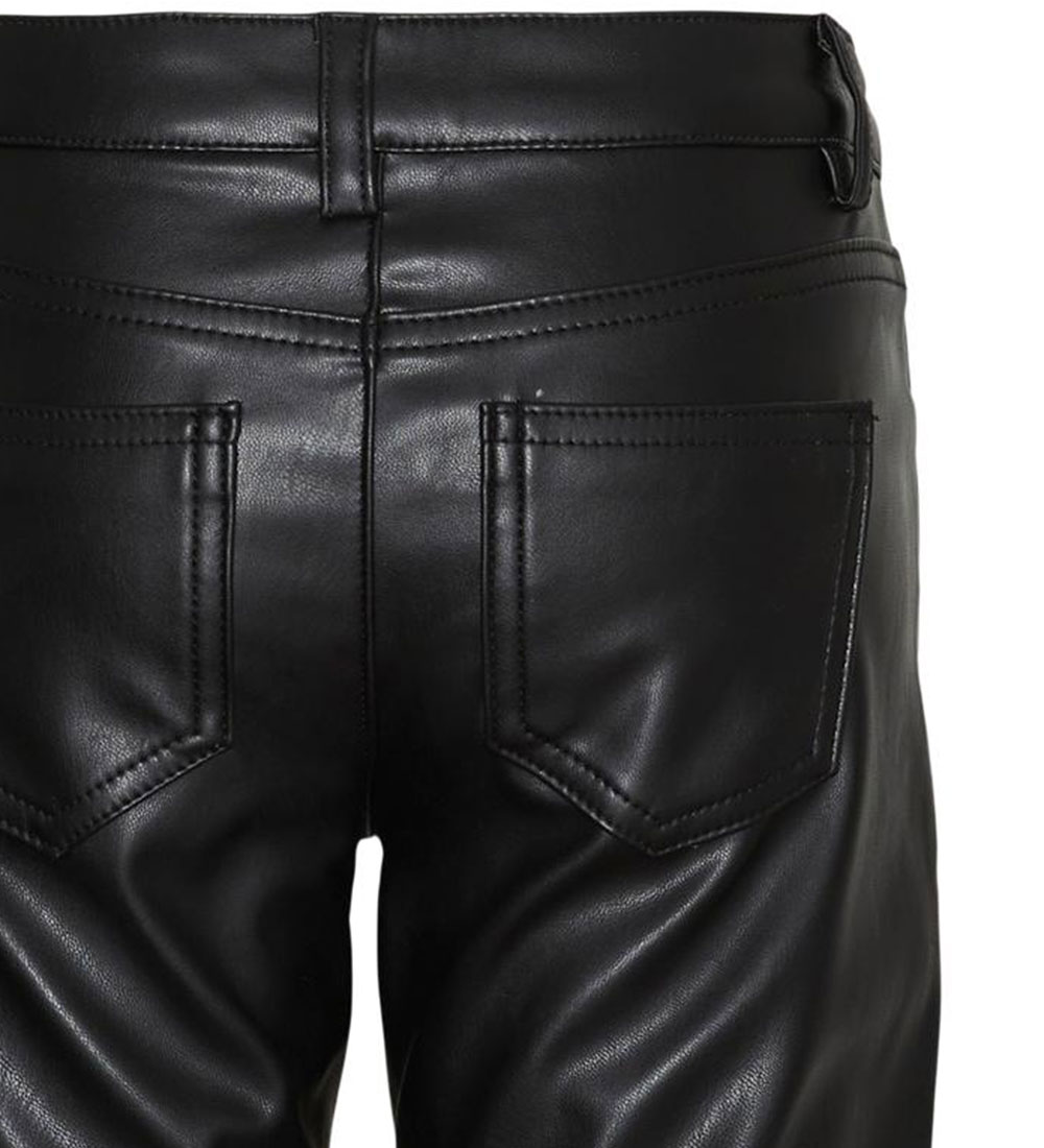 Vero Moda Girl Trousers - PU - VmRiver - Black