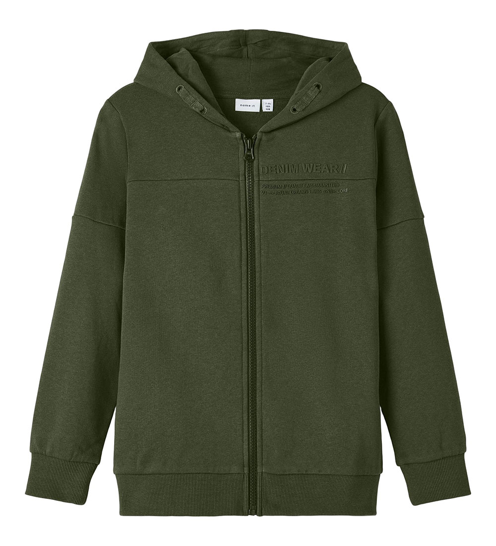 Name It Cardigan - NkmOlinfo - Rifle Green