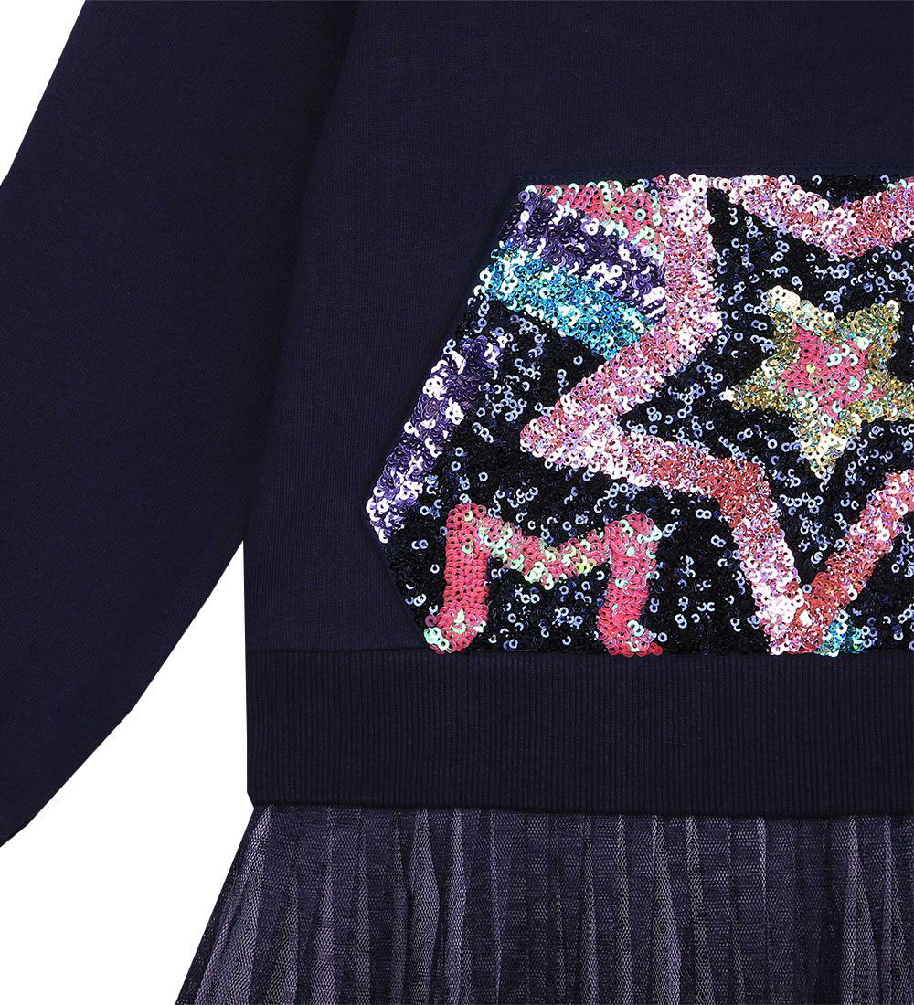 Billieblush Dress - Navy w. Sequins