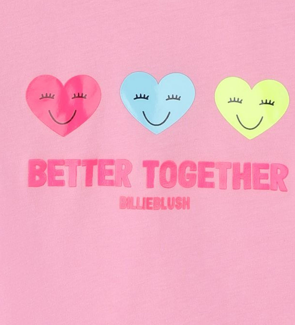 Billieblush Blouse - Better Together - Pink w. Hearts